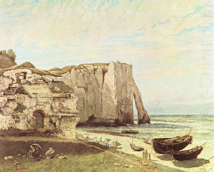 Die Kuste von Etretat, Gustave Courbet